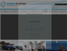 Tablet Screenshot of ghardaplastics.com